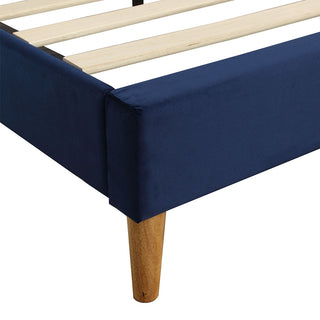 Levede Bed Frame Queen Size Mattress Blue-1843791437326585860