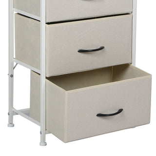 Levede Storage Cabinet Tower Chest Beige-1831592757165166596