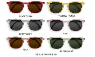 IZIPIZI kids sunglasses Junior Collection E - For 5-10 YEARS Yellow Honey-1831592850677174275