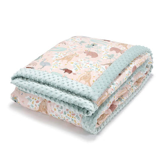 La Millou Adult Blanket XL 140cm x 200cm Dundee Friends Pink | Smoke Mint-1826048973551570944