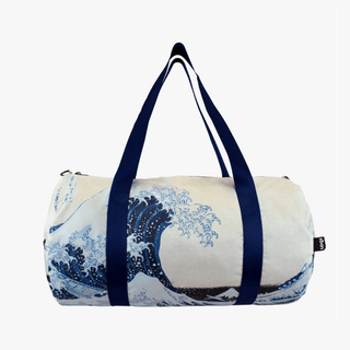 LOQI Katsushika Hokusai The Great Wave Recycled Weekender-1826049064614105088