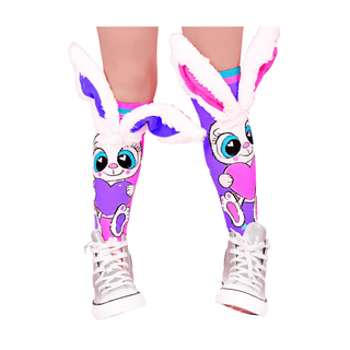 MADMIA Funny Bunny Socks With Ears Toddler Ages 3 - 5-1826049065713012736