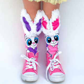 MADMIA Funny Bunny Socks With Ears Toddler Ages 3 - 5-1826049065713012738