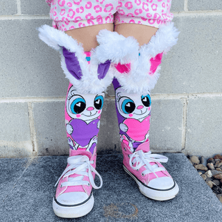 MADMIA Funny Bunny Socks With Ears Toddler Ages 3 - 5-1826049065713012740