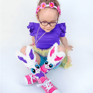 MADMIA Funny Bunny Socks With Ears Toddler Ages 3 - 5-1826049065713012742