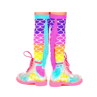 MADMIA Mermaid Socks With Tassles Kids & Adults Age 6 - 99-1826049065859813379