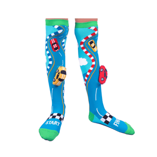 MADMIA Racing Cars Socks With Plush Cars Kids & Adults Age 6 - 99-1826049066941943809