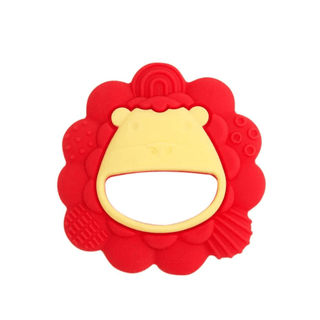 Marcus & Marcus- Sensory Silicone Teether Marcus theLion- Red-1826049089763151872