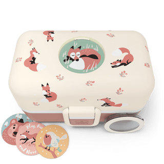 Monbento Tresor Graphic Kids's Bento Box- Cinnamon Fox Cinnamon Fox-1826049129072168961