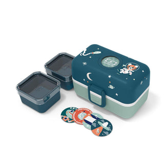 Monbento Tresor Graphic Kids's Bento Box- Cosmic Blue Cosmic Blue-1826049129218969604