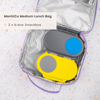 MONTII.CO Medium Insulated Lunch Bag - Pixels-1826049132935122949