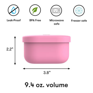 Omiebox Omiesnack Silicone Container 280ML Green-1826049158813978628