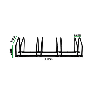 4 Bikes Stand Bicycle Bike Rack Floor-1831592828040515586