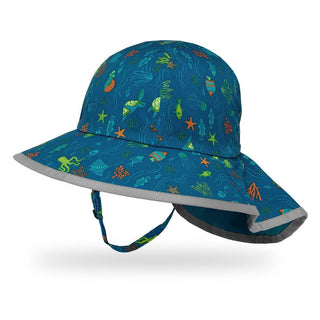 Sunday Afternoon Kids Play Hat UPF50+ | Ocean Life Large (5-12yrs)-1826052184840736768