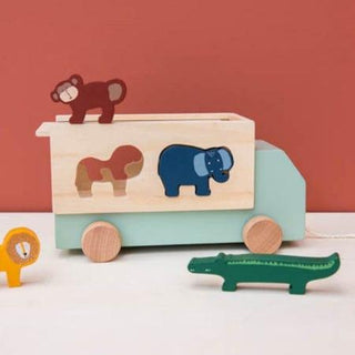 Trixie Wooden Animal Truck-1826052211663310849