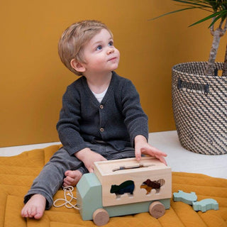 Trixie Wooden Animal Truck-1826052211663310850