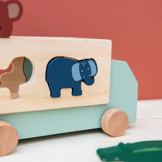 Trixie Wooden Animal Truck-1826052211663310851