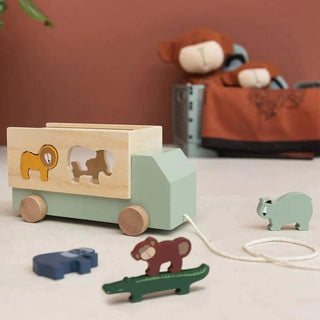 Trixie Wooden Animal Truck-1826052211663310852