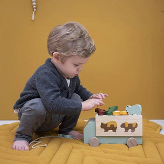 Trixie Wooden Animal Truck-1826052211663310853