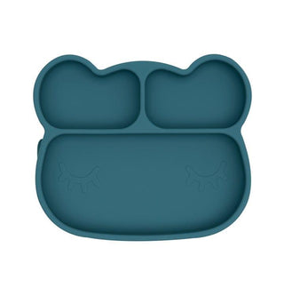 We Might Be Tiny Bear Stickie Plate- Blue Dusk Plate-1826052225995247616