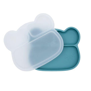 We Might Be Tiny Bear Stickie Plate- Blue Dusk Lid-1826052225856835589